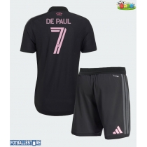 Inter Miami Rodrigo De Paul #7 Bortedraktsett Barn 2026-27 Kortermet (+ Korte bukser)